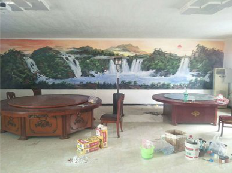 长丰墙绘-写实风景