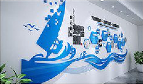长丰海浪主题文化墙如何设计？