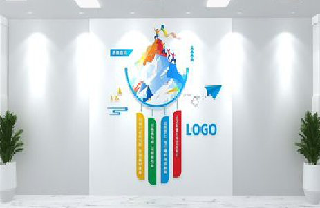 长丰公司企业形象墙的工艺材料有哪些？