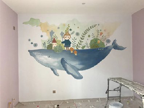 长丰手绘墙的特点及优势。