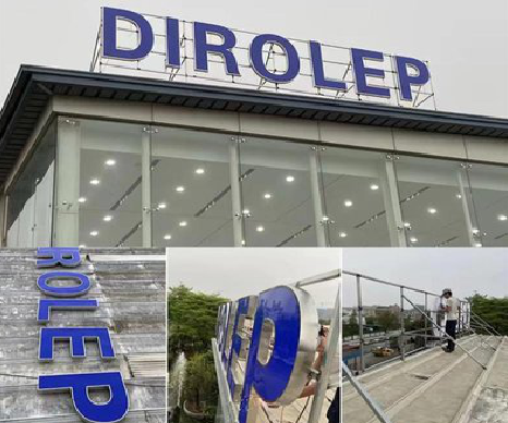 长丰楼顶发光字安装的注意事项。